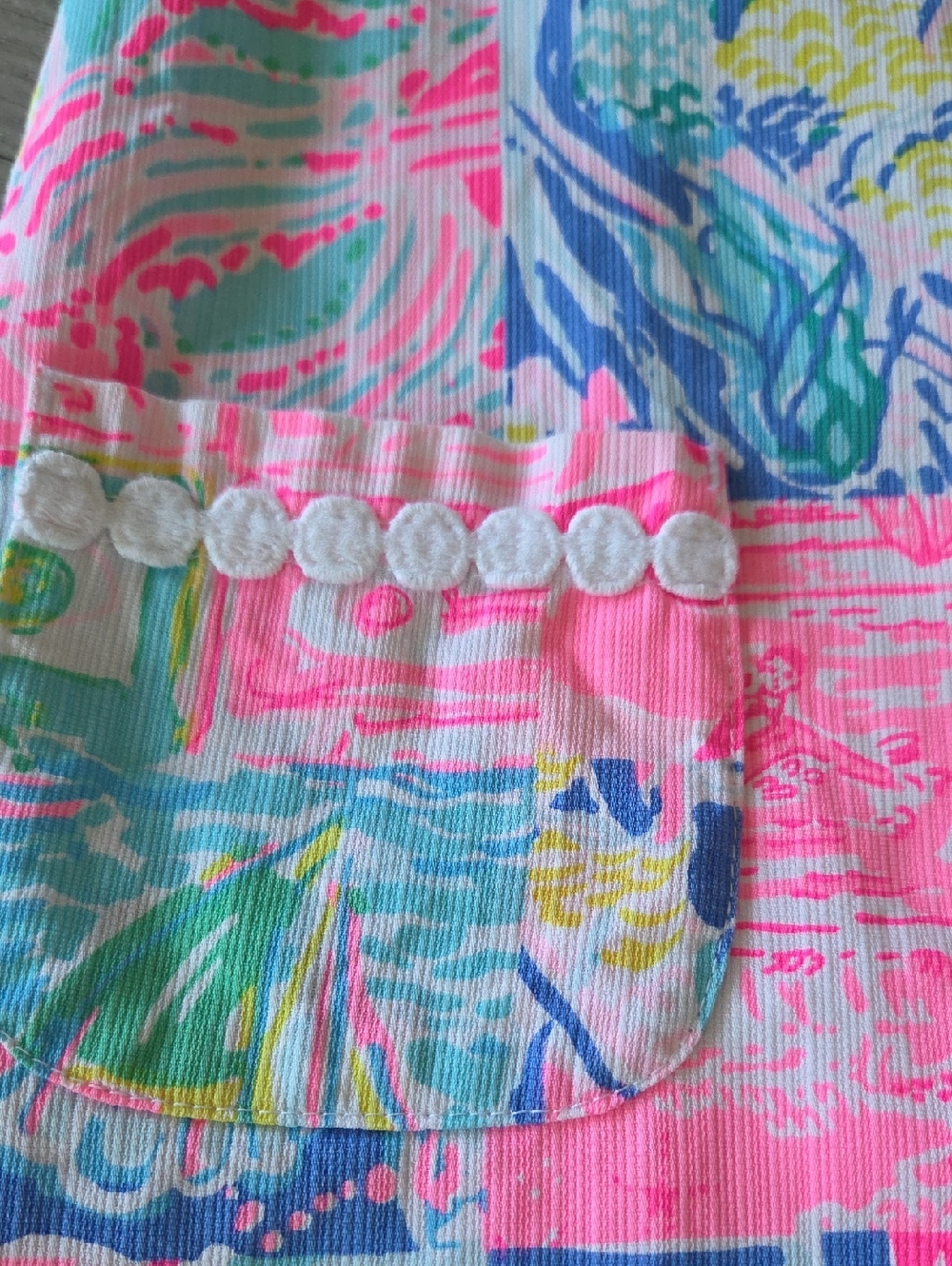 Little Lilly Pulitzer Girls Classic Shift Dress. Size 4 In Girls. LIKE NEW! - Picture 2 of 10
